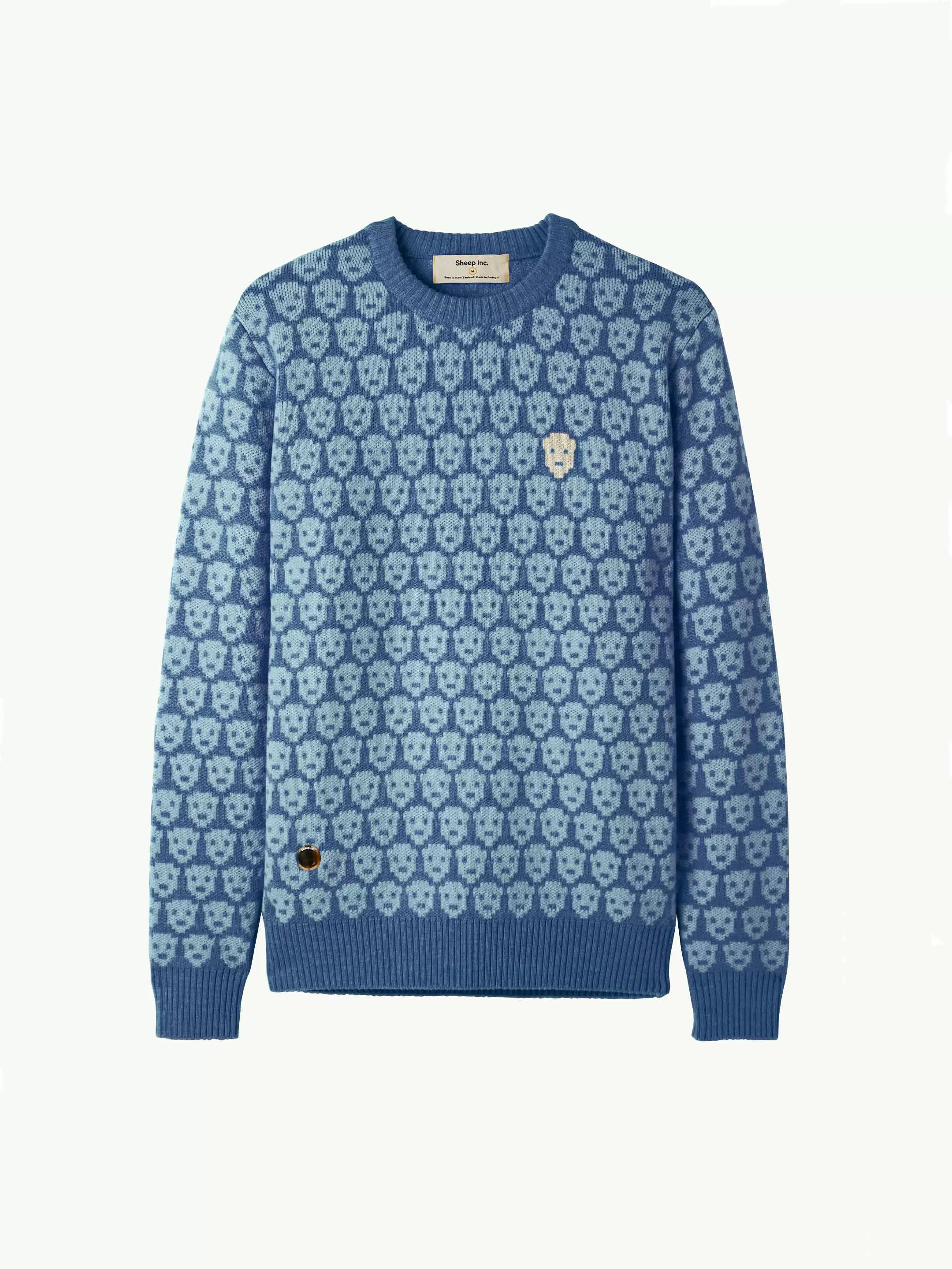 The Flock Crewneck - Baltic Blue