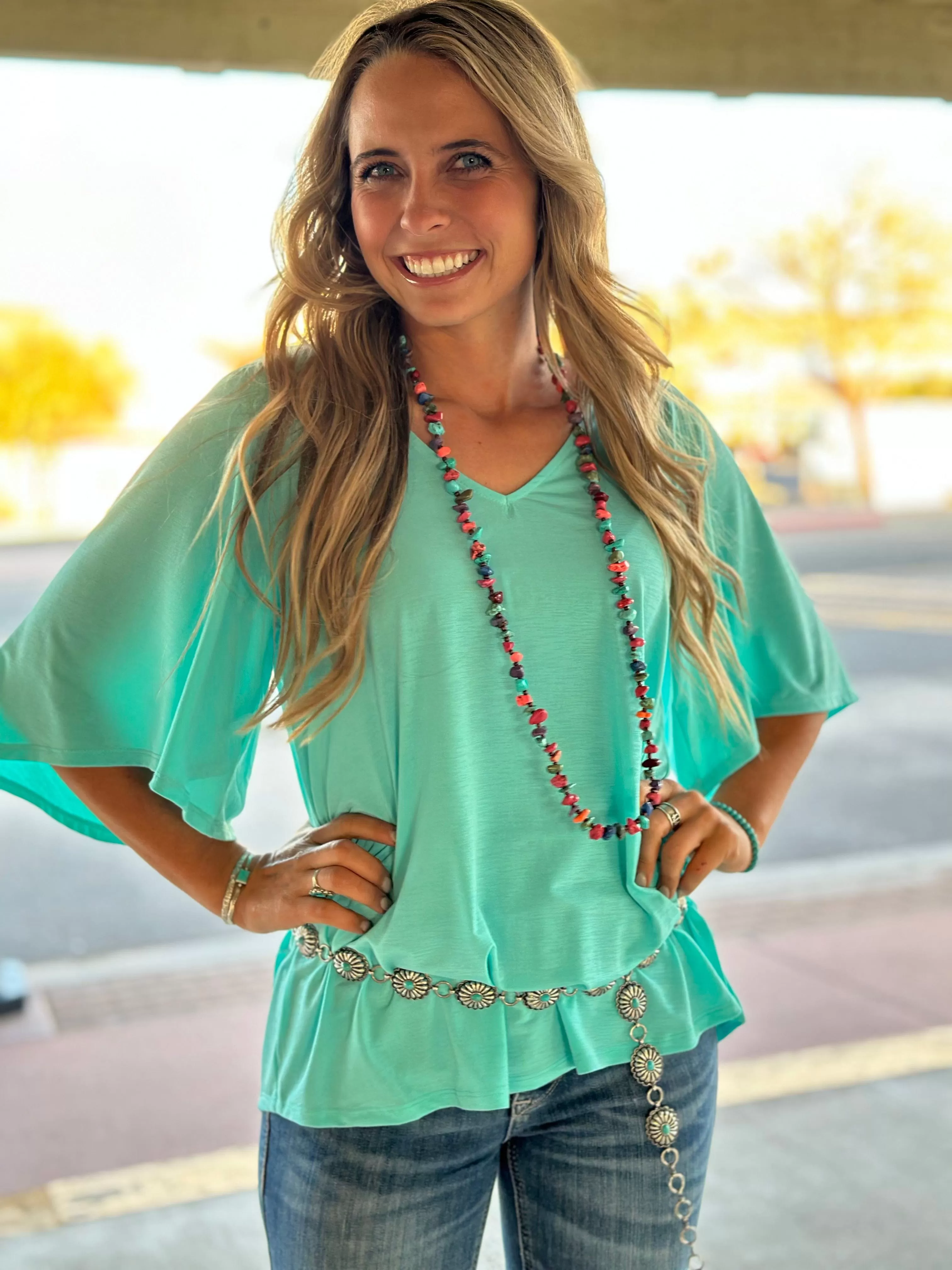 The Summer of Turquoise Top