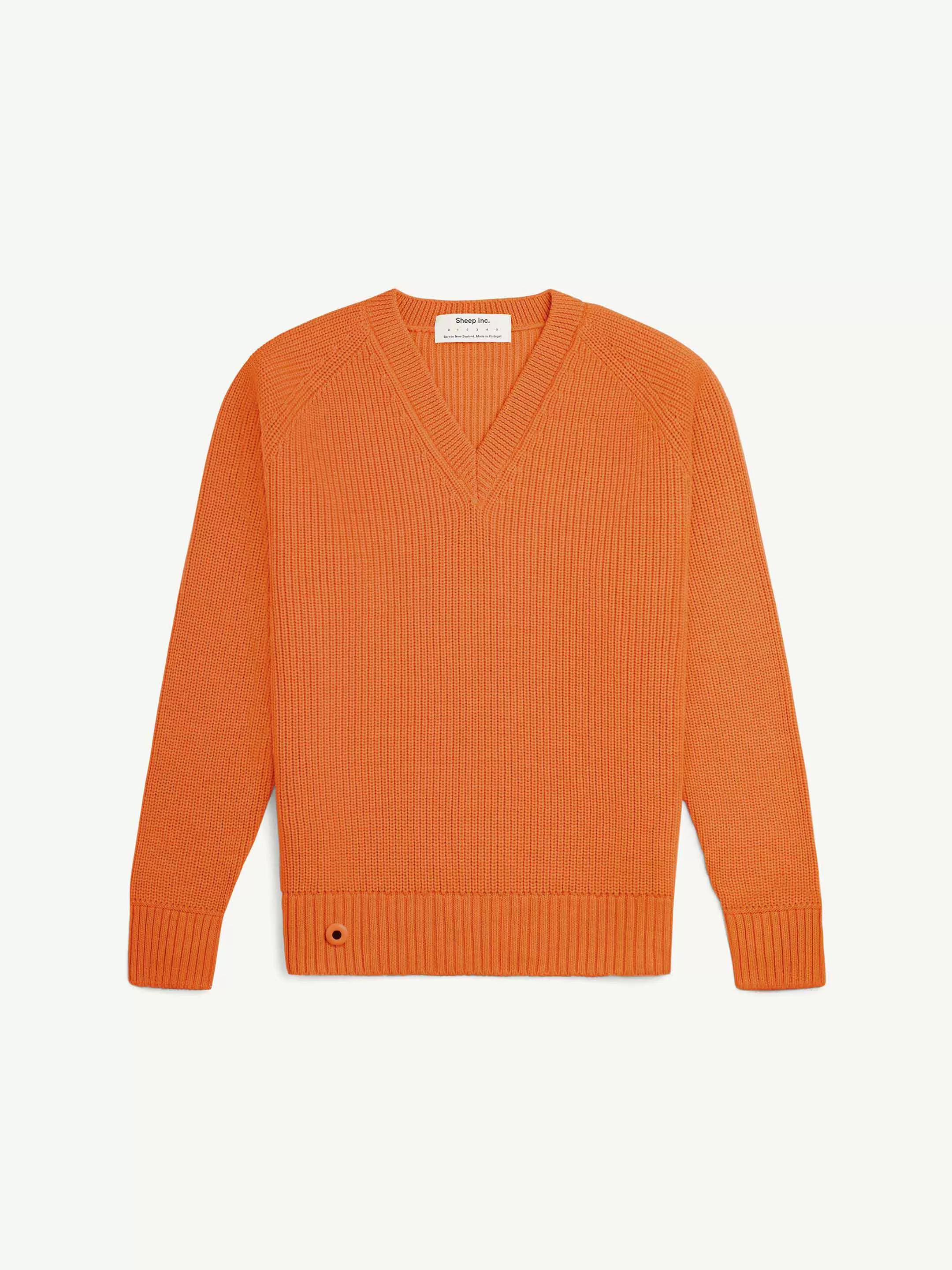 The V-Neck - Mahuika Orange