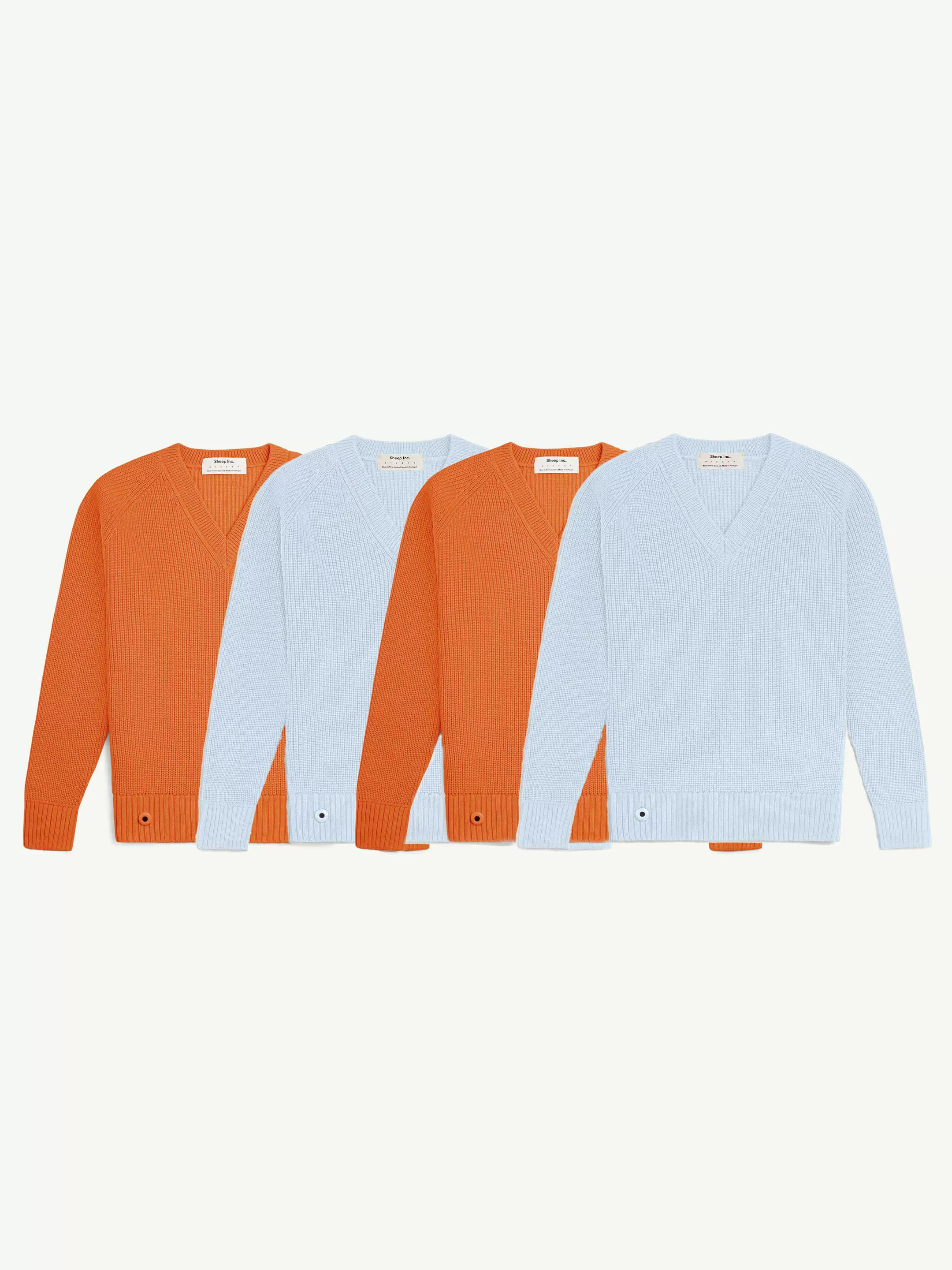 The V-Neck - Mahuika Orange