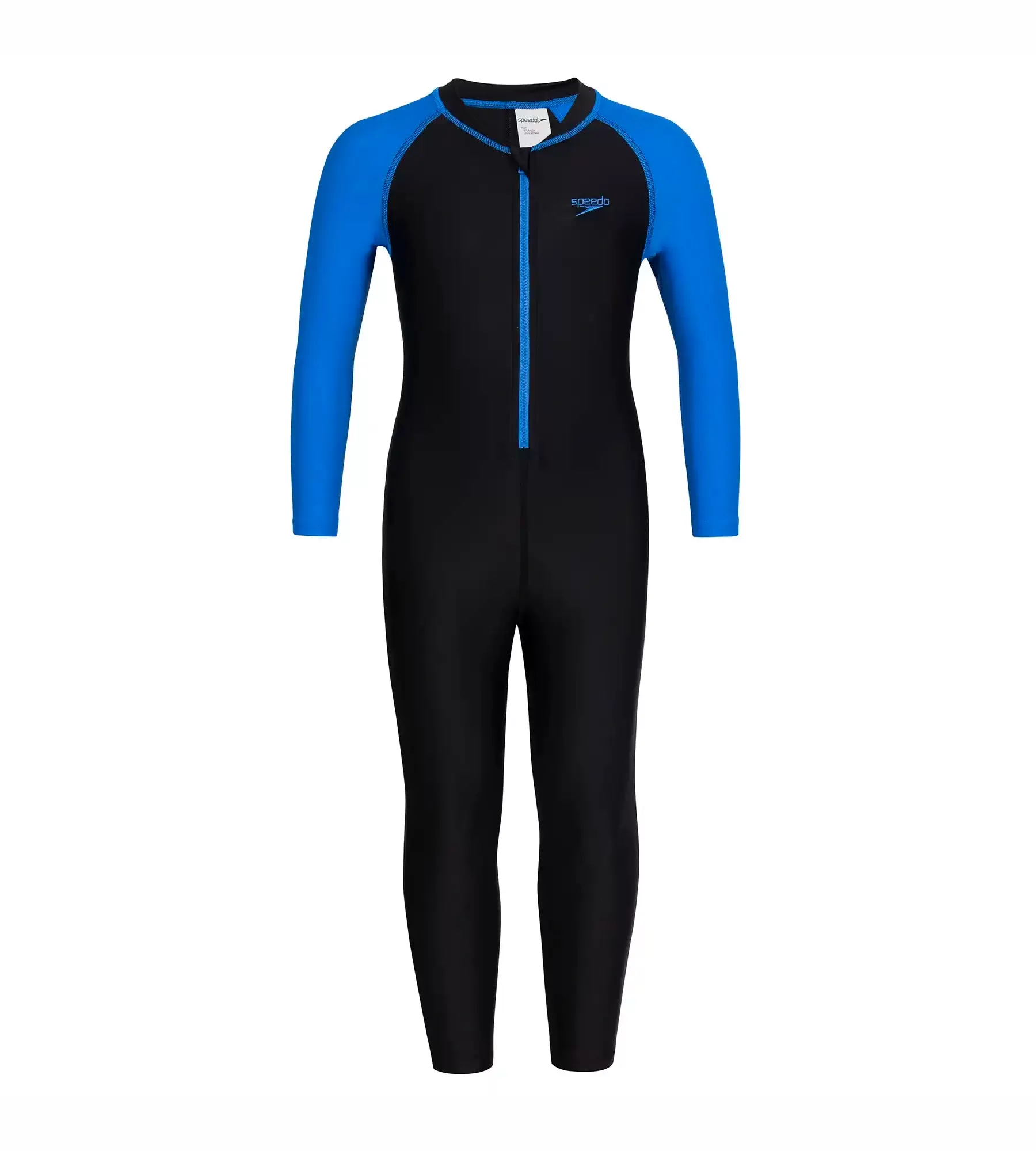 Tots Unisex Endurance All in one suit - Black & Bondi Blue