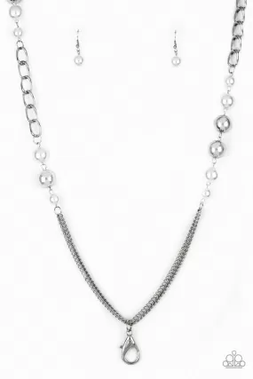 Uptown Talker White-Necklace