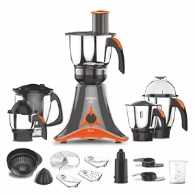 Vidiem EVO ADC Mixer Grinder 612 A | Mixer grinder 750 watt with 5 Jar in-1 Juicer Mixer Grinder | 5 Leakproof Jars with self-lock,for Wet and Dry Spices,Chutneys and Curries | 5 Year Warranty