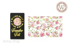 Vintage Flower Nail Transfer Foil (FL-V-03)