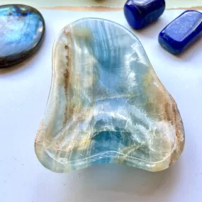 Waves Blue Onyx dish