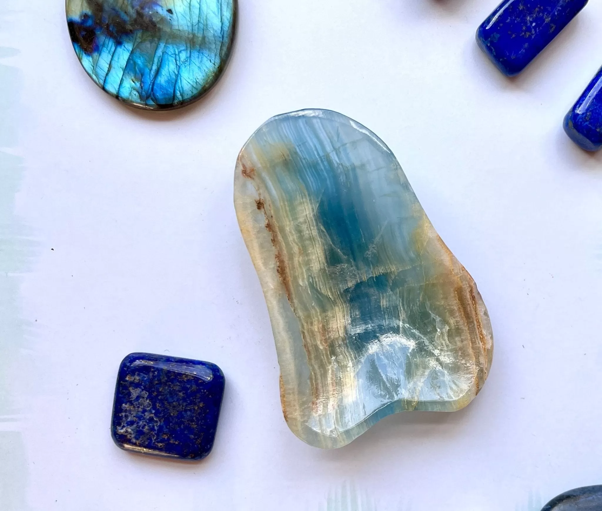 Waves Blue Onyx dish