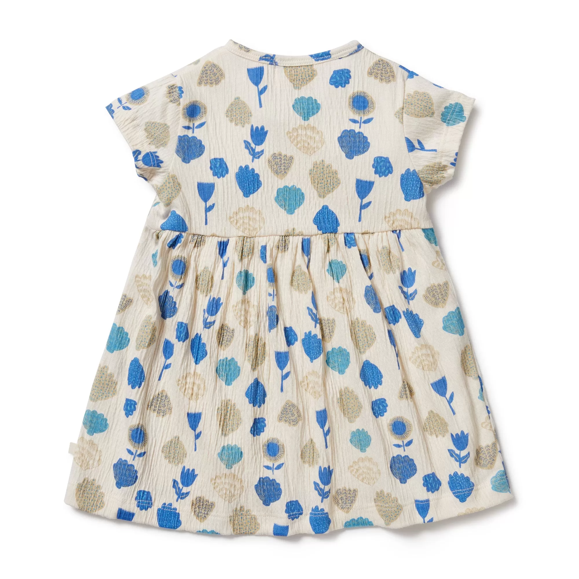 Wilson & Frenchy | Ocean Breeze Crinkle Button Dress