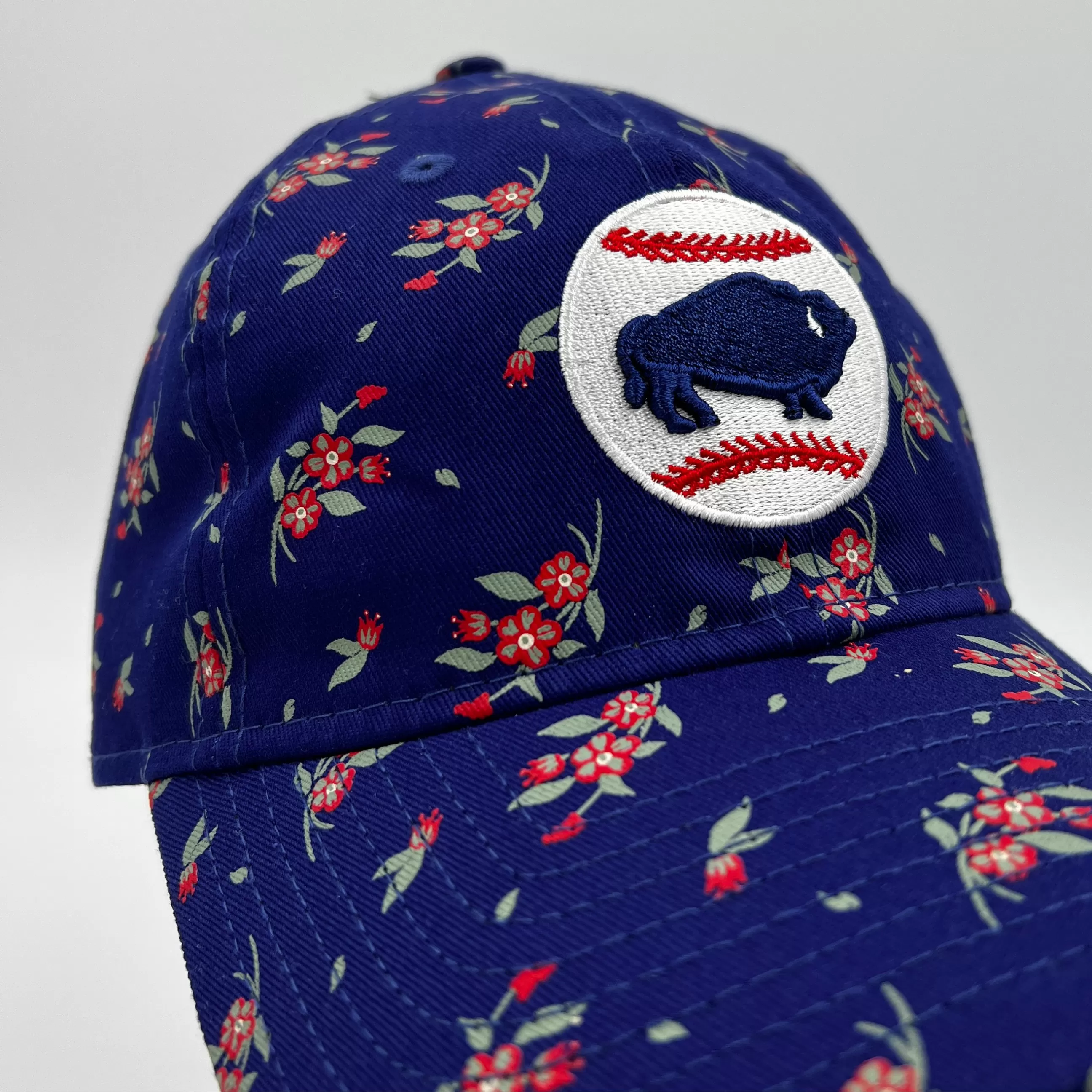 Women's New Era Buffalo Bisons Blue Floral Hat