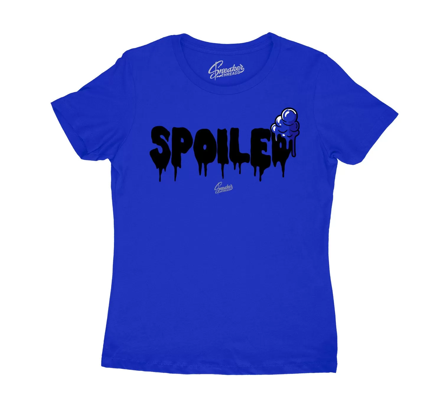 Womens Racer Blue 5 Shirt -Spoiled - Blue