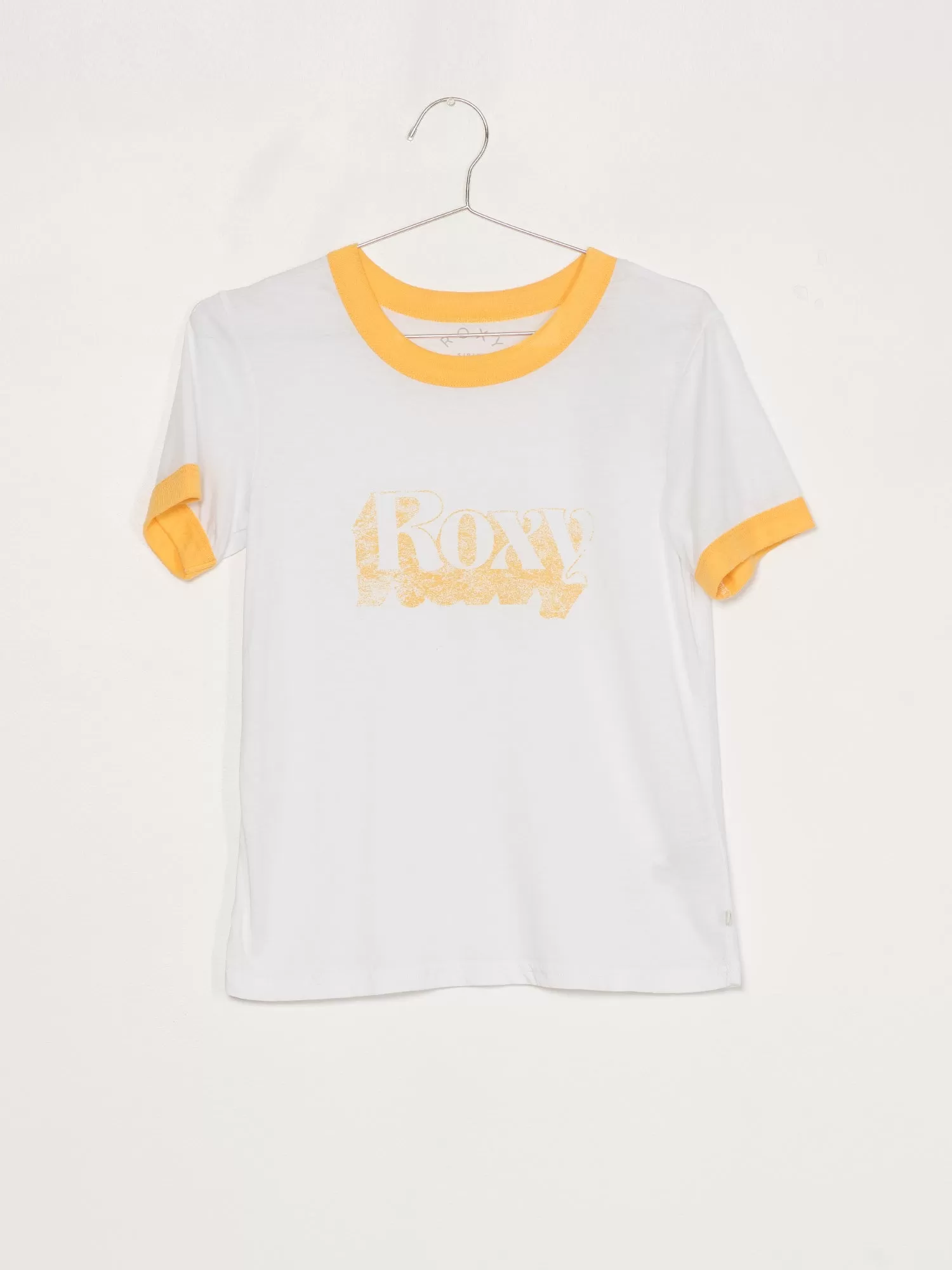 WOMENS SAND & SUN SHORT SLEEVE TEE - MARIGOLD - CLEARANCE