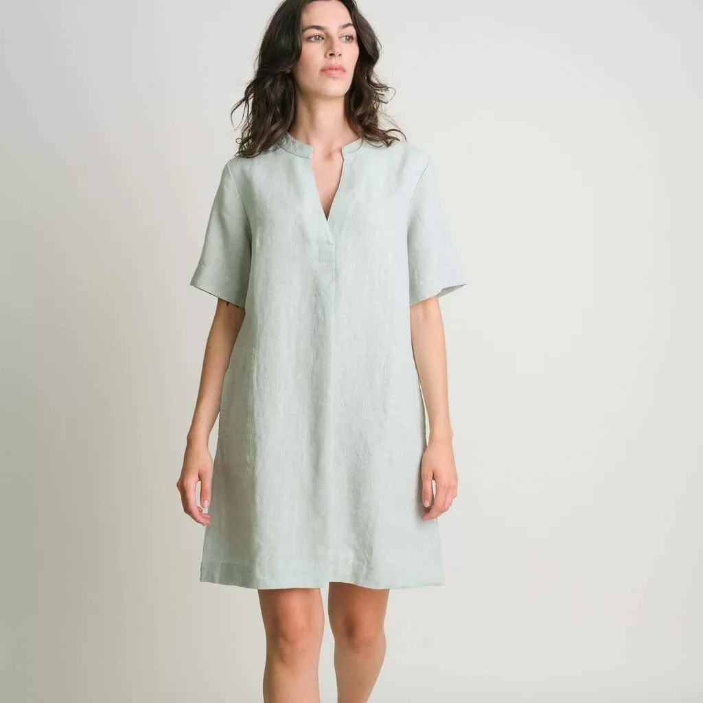 Wren Linen Summer Dress | Mint